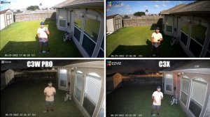 Best EZVIZ Outdoor WIFI Camera - C3W PRO vs C3X