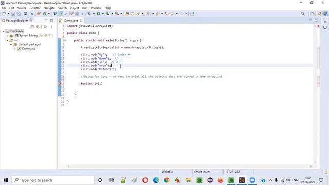 Java Interview Questions #73 - Write a program to print Objects stored in ArrayList using for loop? смотреть онлайн
