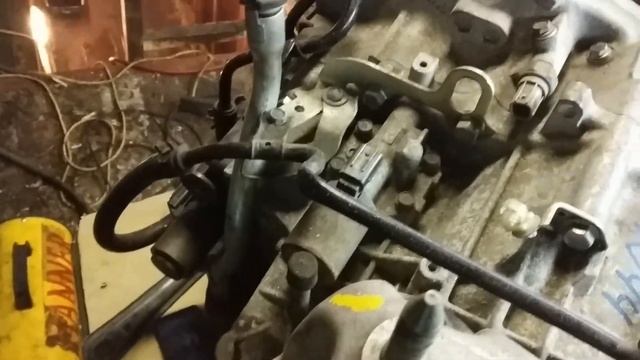 Хонда Срв 3. Снятие/установка АКПП MZHA! смотреть онлайн