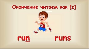 Правила чтения окончаний глаголов в 3 лице ед ч.