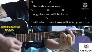 SOMEDAY by Michael Learns to ROCK, play along guitar tutorial w/ lyrics & chords