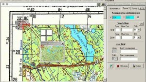 Привязка карт Генштаба в OziExplorer