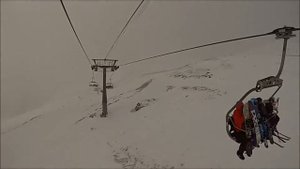 Канатка в Домбае