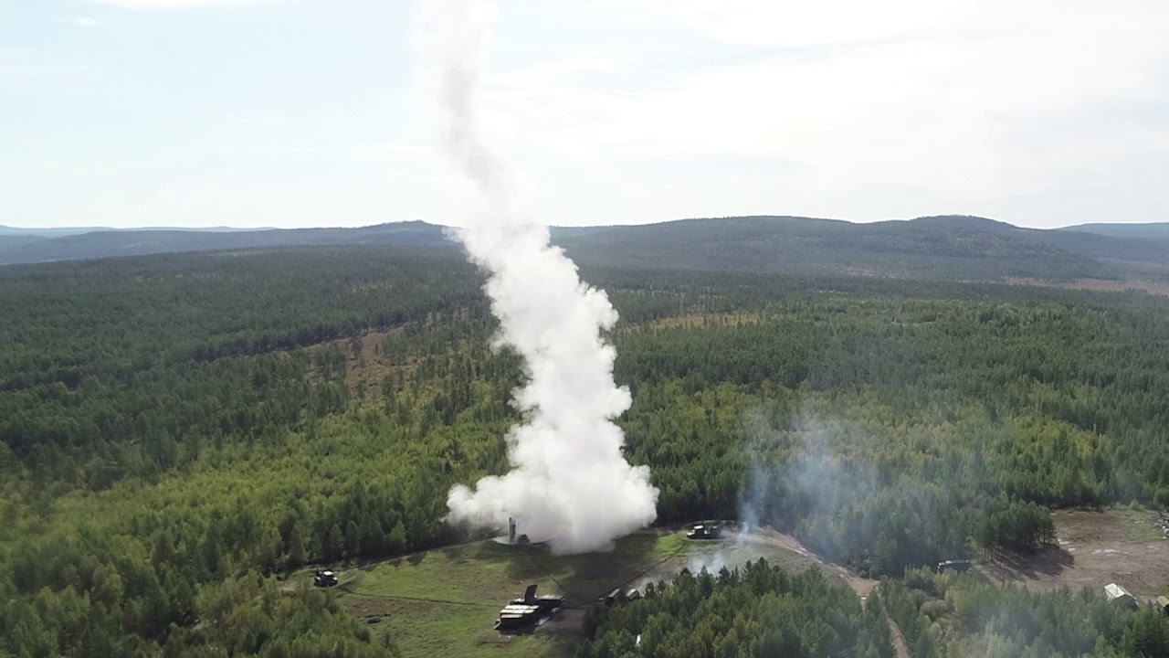 Пуски ракет ЗРС С-300 и ЗРК «Бук» в рамках маневров «Восток-2018»