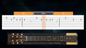 Mary on a Cross - Ghost - EASY Guitar tutorial (TAB AND CHORDS)