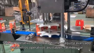 Máquina automática de selado de latas de papel dobre cabezal,Maquinaria para flanger e cerrar tubos