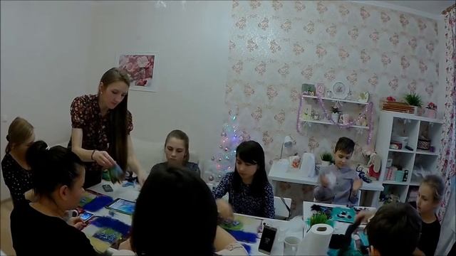 ЖИВОПИСЬ ШЕРСТЬЮ. Мастер-класс по шерстяной акварели. Ольга Чепишко