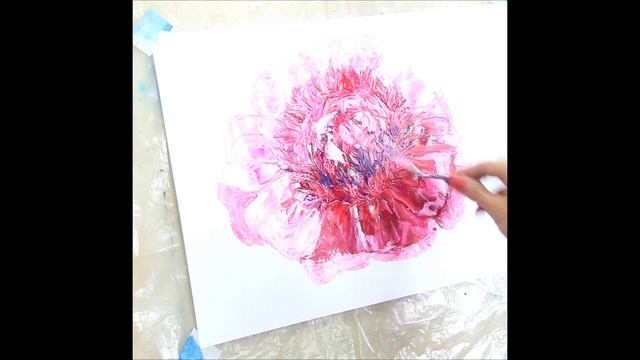 Художественный мастер-класс "Пион" смотреть онлайн