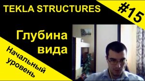 Tekla Structures. Глубина вида