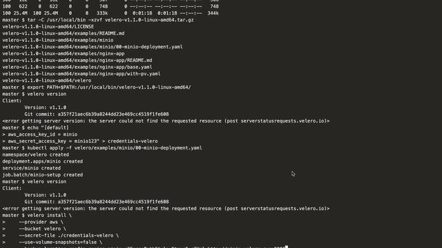 DevOps Tutorials | Kubernetes cluster backup and restore with  Velero - Kubernetes cluster backup