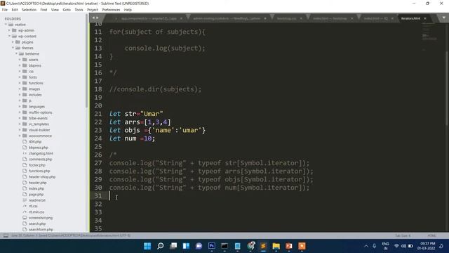 10. Iterators in JavaScript (ES6) | JavaScript Tutorial In Hindi #acesoftechacaemy #Iterators