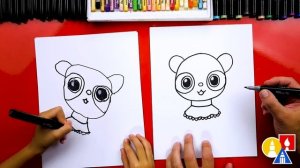 Как нарисовать принцессу фею панду How To Draw A Princess Fairy Panda