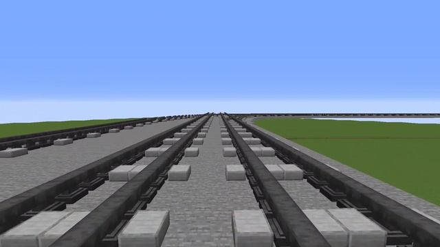 Minecraft Create Mod - Modern train POC
