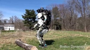 Робот Boston Dynamics вышел на пробежку