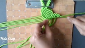 Macrame Plant Hanger Leaf Motif || Gantungan Pot Dari Tali Kur Tanpa Ring