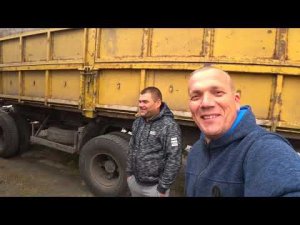 Переделанный Маз полуприцеп под самосвал