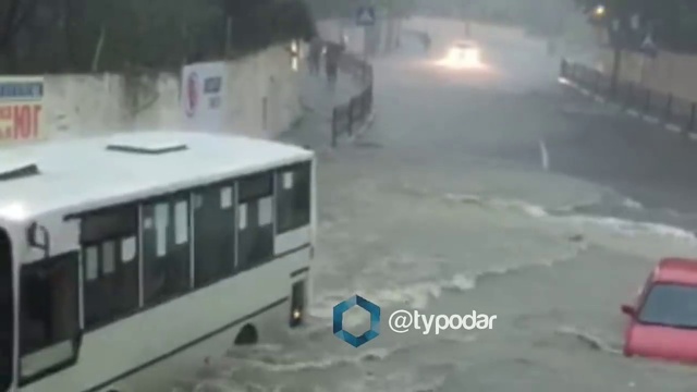 Подтопление в Туапсе 24.10.2018