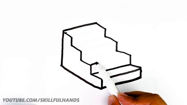 Нарисуйте лестница для детей | Bolalar uchun zinapoya rasmni chizish | Draw a stairs for kids смотреть онлайн