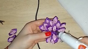 Заколочка Лотос ,красивые бантики для девочек