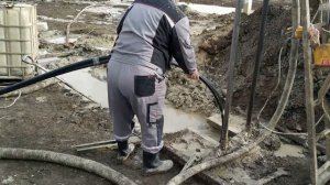 Монтаж геотермального зонда под тепловой насос