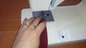 Обработка низа рукава швом вподгибку (имитация манжета).mp4