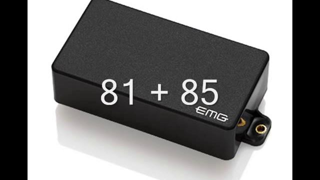 Emg 81/85 Clean Tests (epiphone explorer 1984 clean test) смотреть онлайн