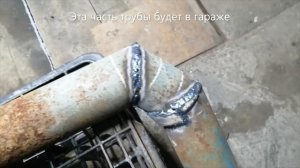 Печь на дровах в гараж своими руками.