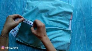 Мастер-класс наволочка на молнии. Плюш Минки