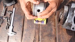 Rebuilding Hino 500 J08ct Diesel Engine air compressor full fitting