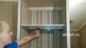 Встроенный шкаф-купе с пантографом