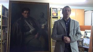 «Художники о войне». Александр Лактионов. «Защитник Родины» (1948)