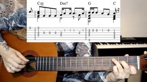 Песенка о снежинке из к/ф Чародеи | На гитаре + разбор