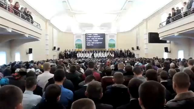 Общее пение Церкви Христиан Веры Евангельской 7.01.2019 смотреть онлайн