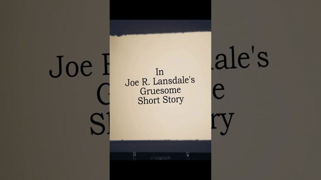 Drive In Date - Horror Fiction from Joe R. Lansdale  #shortstories