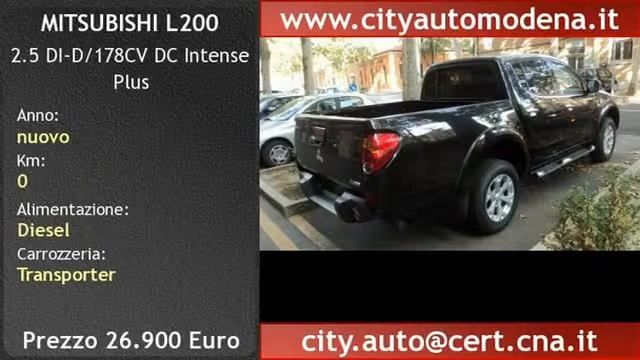 MITSUBISHI L200 2.5 DI-D/178CV DC Intense Plus смотреть онлайн