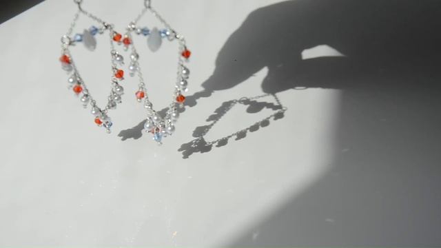 Мерцающие Подвесные Серьги
