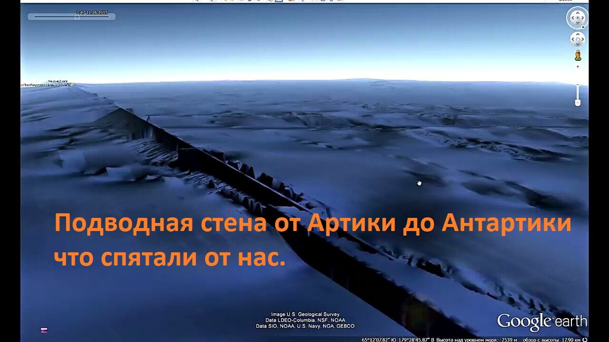 Подводная стена в океане от Арктики до Антарктики. Уникальные фото 36 спектральных диапазонах.