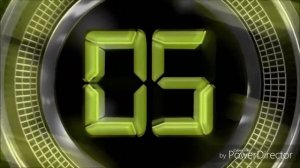 Футаж цифры | Обратный отсчёт от 10 до 1 | под музыку