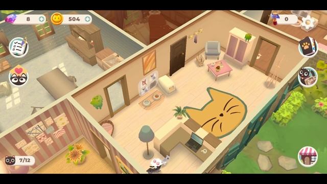 Кошачья игра cat rescue story #4! Я открыла новую жилую комнату!
