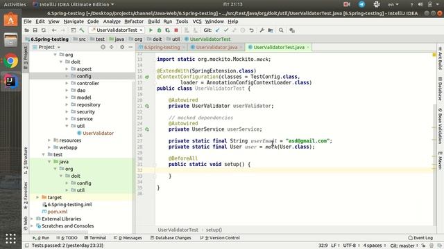 Веб-разработка на Java. Spring Unit Testing. Mockito. смотреть онлайн