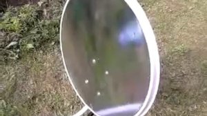 Параболическое зеркало из тарелки ТРИКОЛОР. Описание.\ Parabolic mirror. Description.