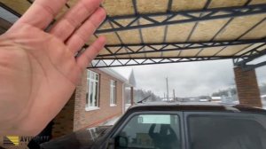 Секционные гаражные ворота и навес