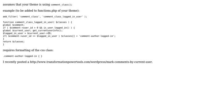 Wordpress: Highlighting the current users comment (2 Solutions!!) смотреть онлайн
