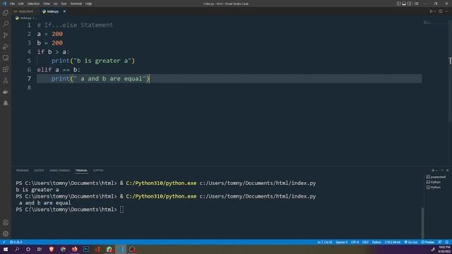 Python Flow Control, if statement, if elif statement, else statement, while loop. Lesson 20