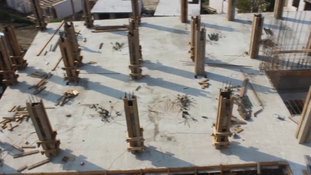 Застройка жилья в Сочи район Соболевки. Панорамный вид с 4 этажа. Вид на город в Сочи
