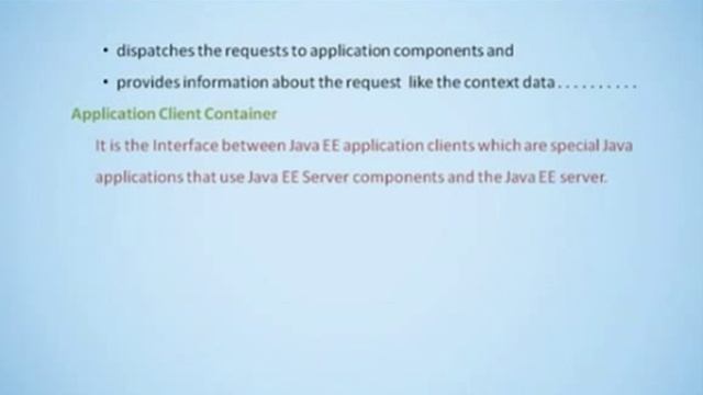 JavaEE Containers and servers