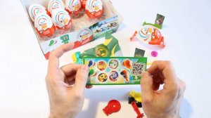 Распаковка Kinder Joy серии Рио 2 (серия 1)/Unboxing Kinder Joy Rio 2