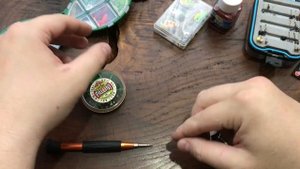Как сделать одноухую мормышку для мормышинга . #1