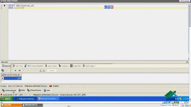 Oracle Developer Aldarayn Academy lecture 35 YouTube 720p смотреть онлайн