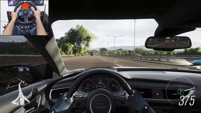 Audi RS7 Sportback - Forza Horizon 4 | Logitech g29 gameplay смотреть онлайн